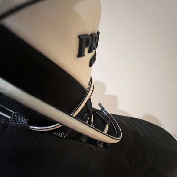 Prada Black and White Women's Sneakers - Picture 10 of 11